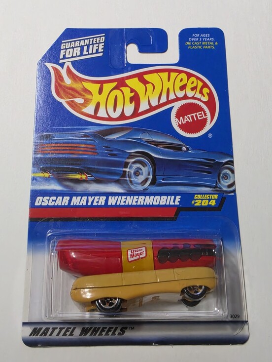 Hot Wheels Other - 1997 Hot Wheels Oscar Mayer Weinermobile 204 NEW Vintage Sealed